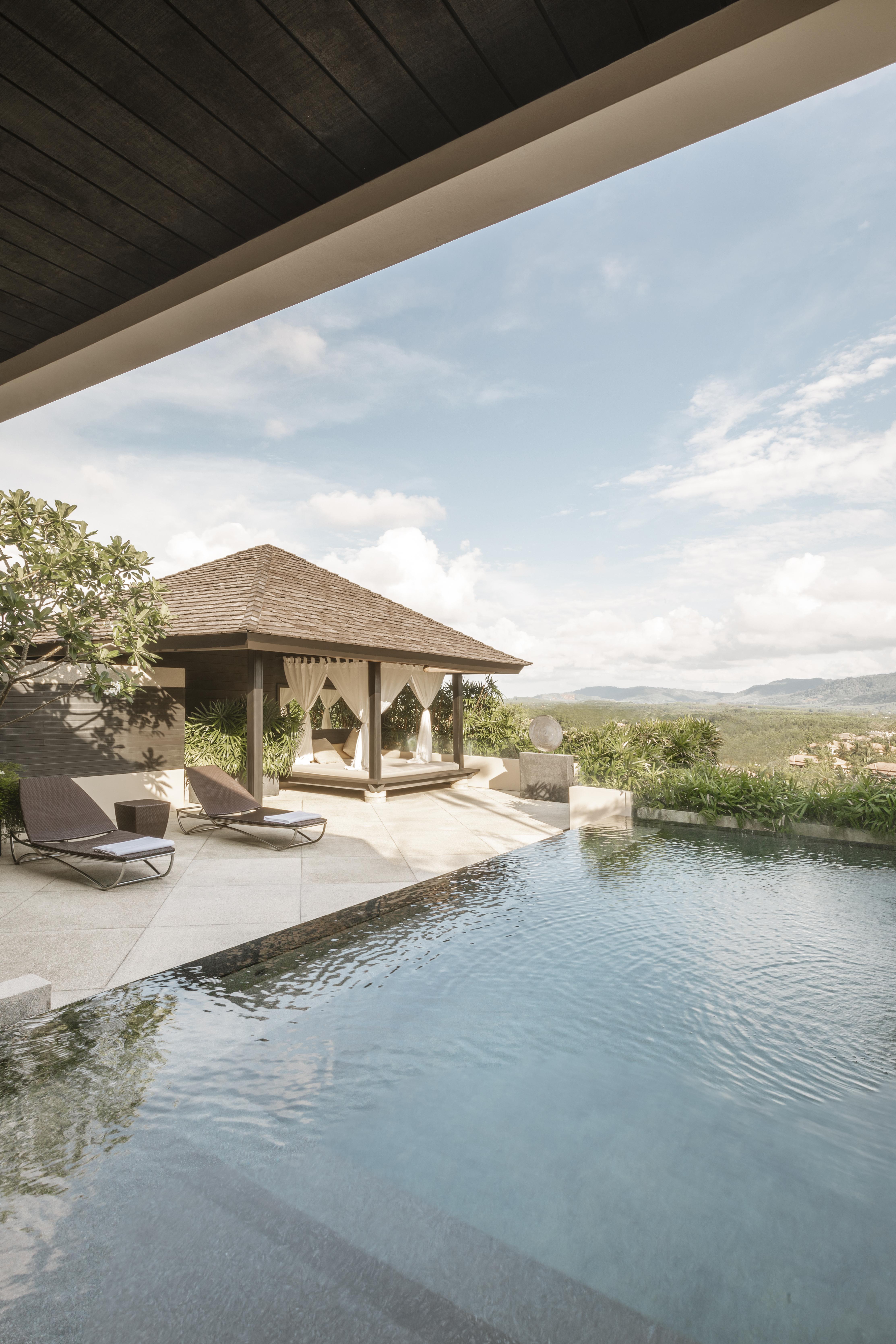 The Pavilions Phuket (Adults Only) Pantai Bang Tao Bagian luar foto The view from the pool at the resort